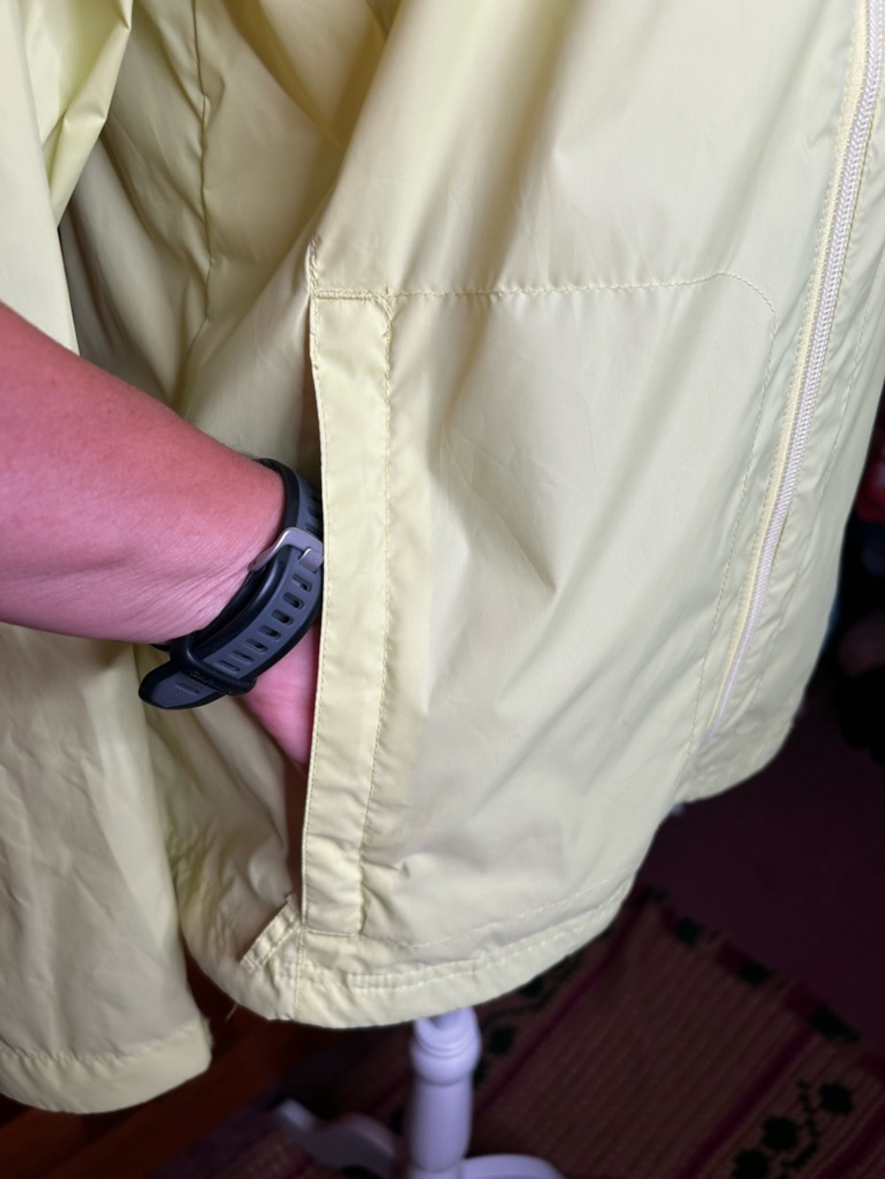 Columbia NEW Hooded Switchback Rain Jacket - Water Resistant Zip Front Hiking - Picture 13 of 17
